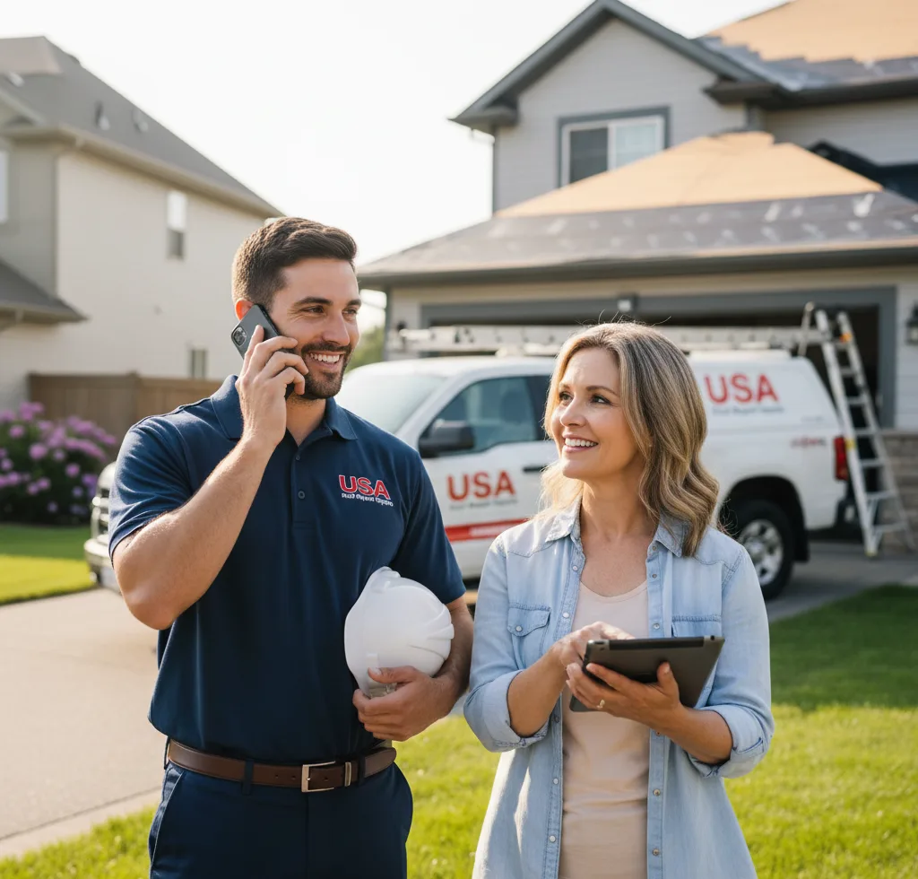 USA Roof Repair Experts customer support in Duryea